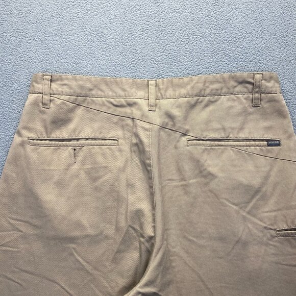 Volcom Shorts Mens Size 36 Chino Cotton Blend,Pockets,Zip,Beige - Picture 9 of 13